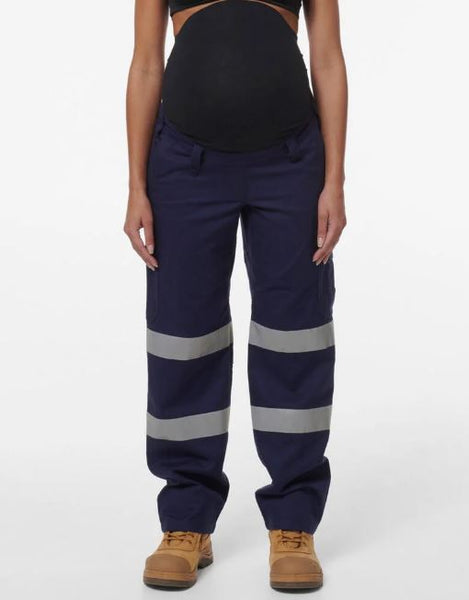 Womens Workcool Maternity Reflective Bio Motion Pant - NAVY