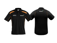 MTO MENS UNITED POLO - Black/Orange - Size 6XL