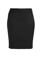 CW Chevron Band Skirt          - BLACK