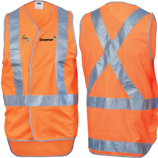 D-N X Back Safety Vest  - Orange