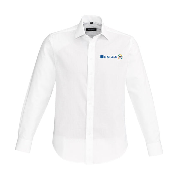 Men's Hudson Long Sleeve Shirt - WHITE