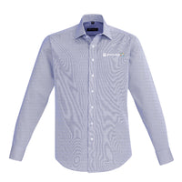 Hudson Mens L-S Shirt          - Patriot Blue