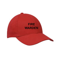 BRUSHED HEAVY COTTON CAP - RED