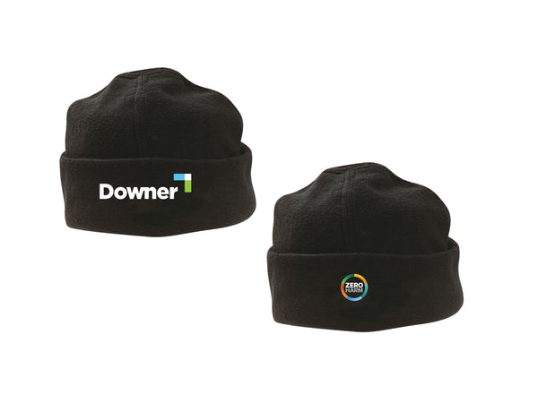 Micro Fleece Beanie - Toque - BLACK