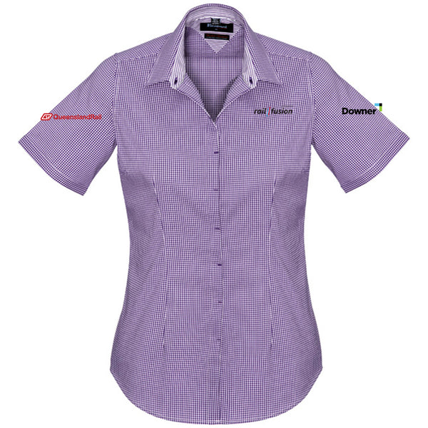 Womens Newport Short Sleeve Shirt - PURPLE REIGN