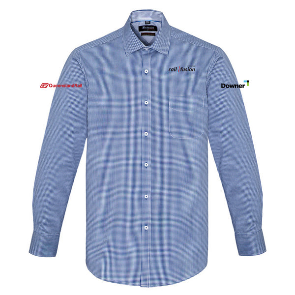 Mens Newport Long Sleeve Shirt - FRENCH NAVY