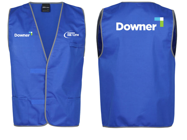 Coloured Tri Cot Vest   - ROYAL