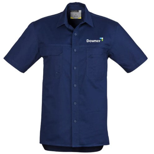 Tradie L-Wgt S-S Shirt  - BLUE