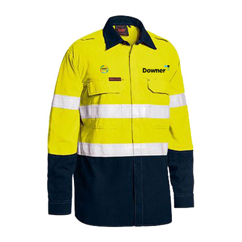 Tecasafe + 480 FR Vented Shirt - Yellow-Navy