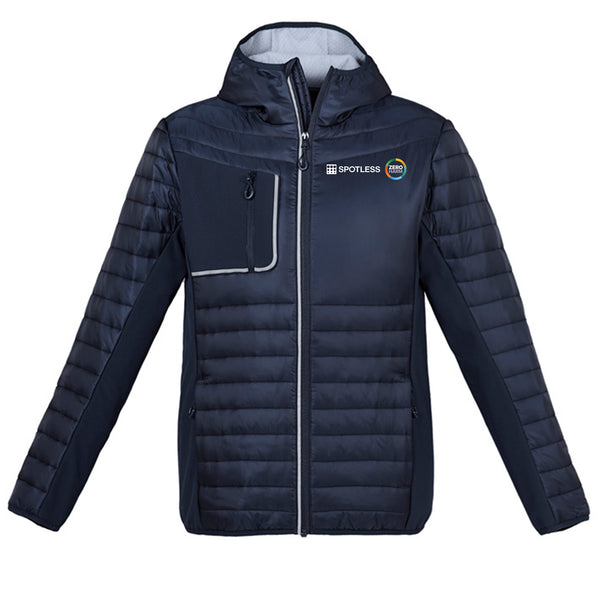 PATROL U Hybrid Puffer Jkt     - Navy/Silver