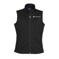 Ladies Biz Tech Soft Shell Vest - BLACK