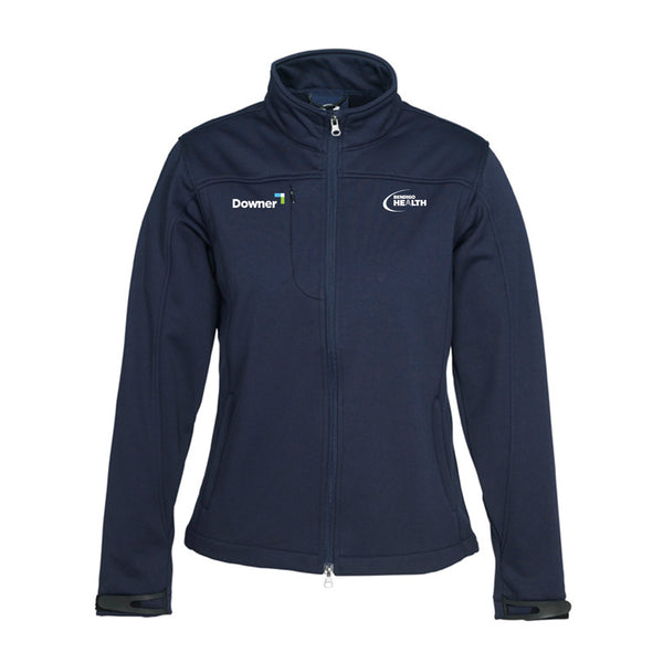 Ladies Soft Shell Jacket - NAVY