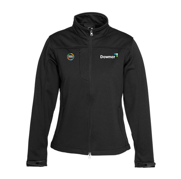 Ladies Biz Tech Soft Shell jacket - BLACK