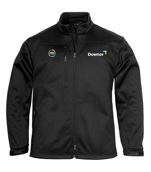 Mens Biz Tech Soft Shell Jacket - BLACK