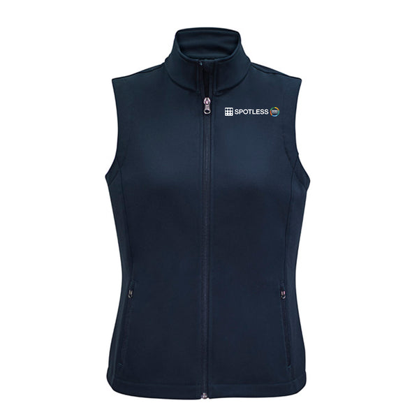 Apex Ladies Softshell Vest - NAVY