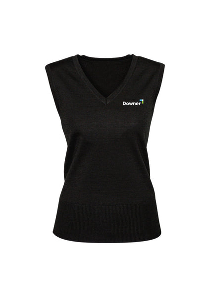 Milano Ladies Vest      - BLACK