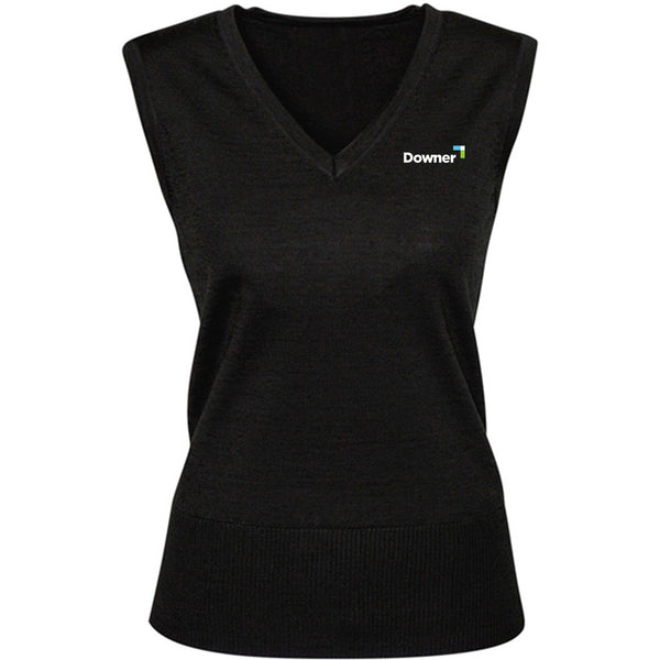 Milano Ladies Vest      - BLACK