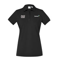 Women's City Short Sleeve Polo  BLACK