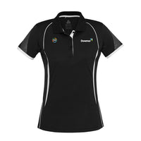 Razor Ladies Polo              - BLACK-WHITE