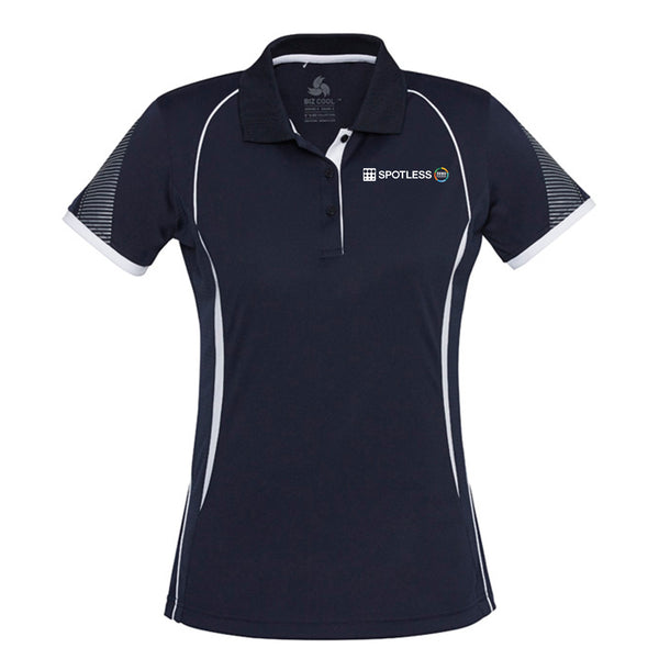 Razor Ladies Polo              - NAVY-WHITE