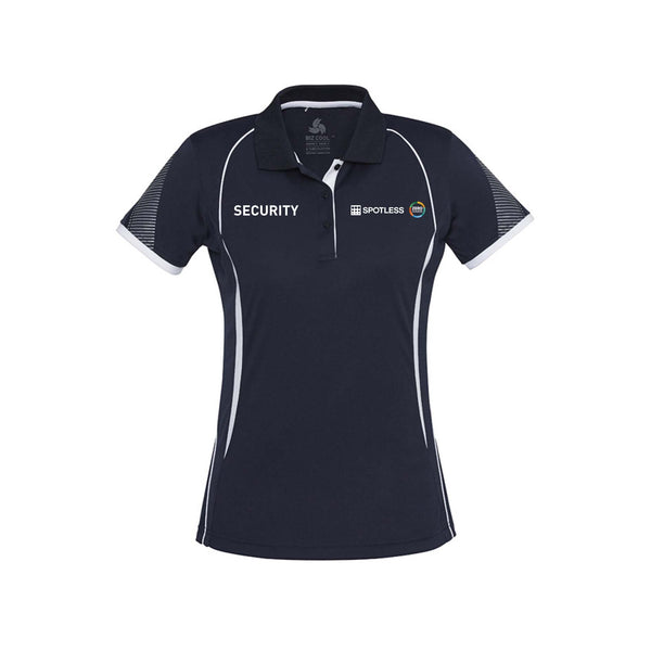 Razor Ladies Polo              - NAVY/WHITE