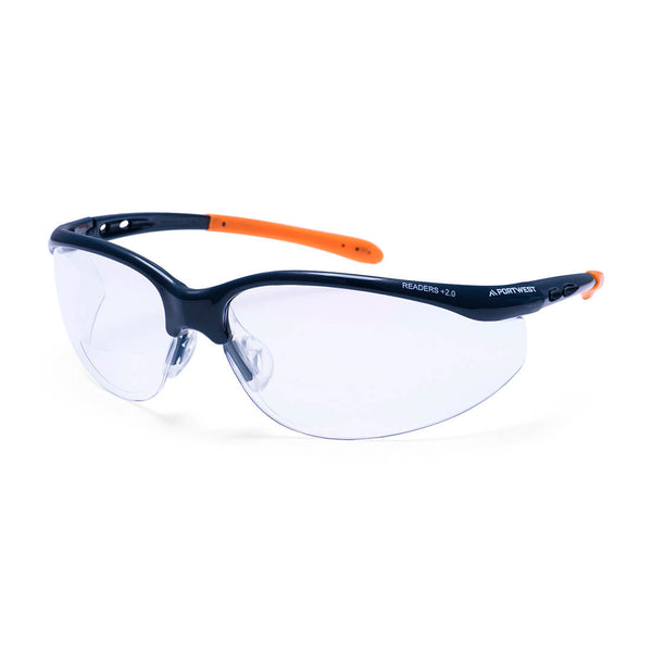 Safety Readers - Black/Clear