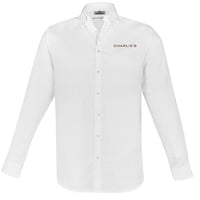 Mens Memphis Long Sleeve Shirt - WHITE