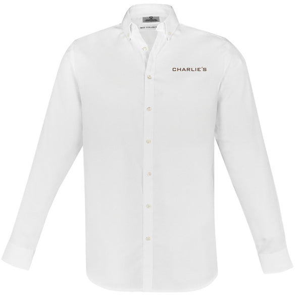 Mens Memphis Long Sleeve Shirt - WHITE