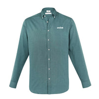 Mens Memphis Long Sleeve Shirt - JASPER GREEN