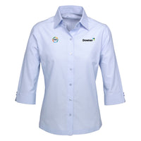 Ladies 3-4 Ambassador Shirt - BLUE