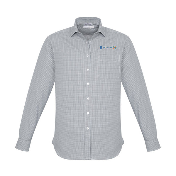 Men's Ellison Long Sleeve Shirt - SILVER