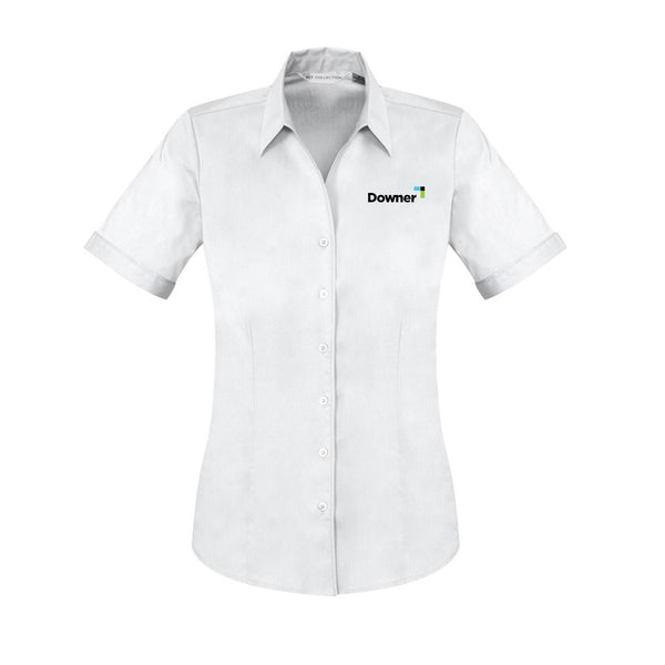 Womens Monaco Short Sleeve Shirt - WHITE