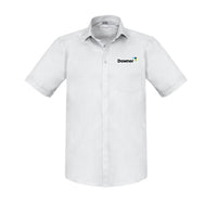 Mens Monaco Short Sleeve Shirt - WHITE