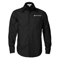 Mens Metro Long Sleeve Shirt - BLACK