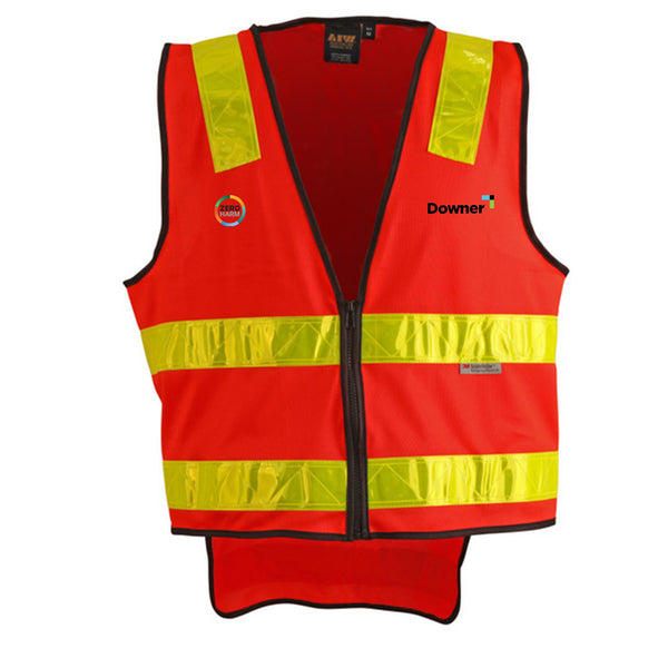 VicRoad Style HiVis Saf - FLUORO ORANGE