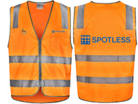 Vic Rail Hi Vis Safety Vest - Orange