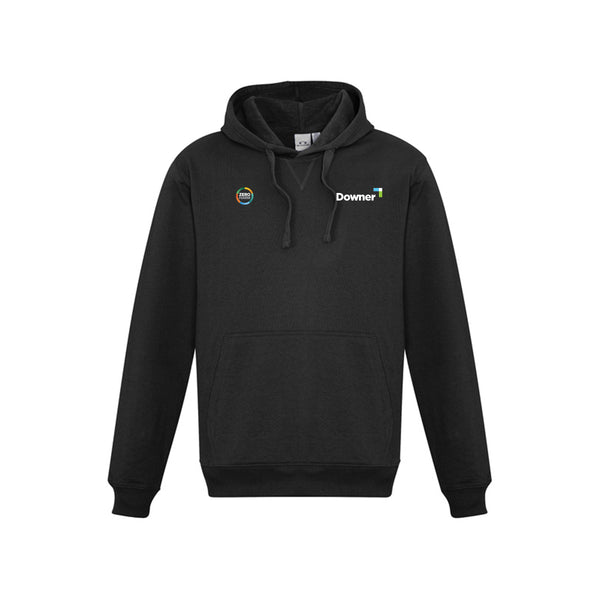 Mens Crew Hoodie - BLACK