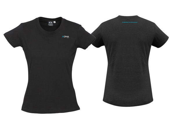 Womens Ice Short Sleeve Tee - BLACK