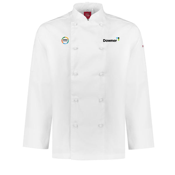 Chefs Jacket L-S - WHITE