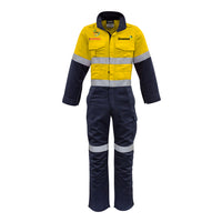 HRC 2 Hi Vis Taped Overall     - Yellow-Navy