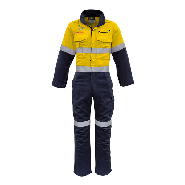 HRC 2 Hi Vis Taped Overall     - Yellow-Navy