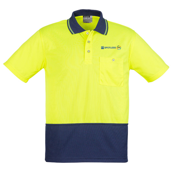 Basic Day Only S-S Polo        - Yellow/Navy