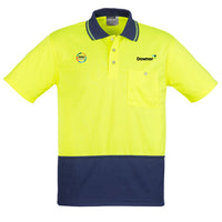 Basic Day Only S-S Polo  - Yellow-Navy