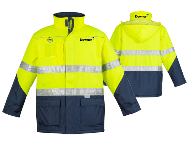 DAY-NIGHT STORM JACKET - YELLOW-NAVY