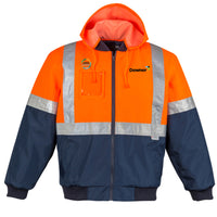 Day-Night Flying Jacket - Orange/Navy