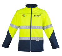 Day-Night Softshell Jkt - Yellow/Navy