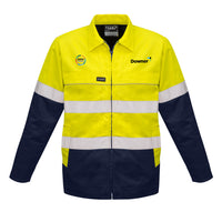 Cotton Drill Jacket Taped - Yellow-Navy