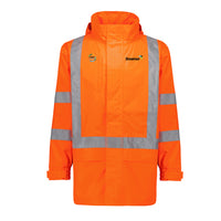 Mens Hi Vis X Back Ultralite Waterproof Jacket - ORANGE