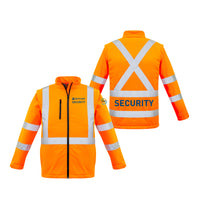 2 In 1 Rail Jacket      - Orange