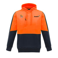 Pullover Hoodie                - Orange/Navy